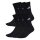 adidas Unisex Socken, 6er Pack - Cushioned Crew Socks, Logo, gepolstert, einfarbig Schwarz 37-39