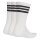 adidas Unisex Socks, 3-pack - 3-Stripes Cushioned Sportswear Crew Socks, Logo, Stripe, Cushioned White 40-42 (UK 6-8)