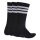 adidas Unisex Socken, 3er Pack - 3-Stripes Cushioned Sportswear Crew Socks, Logo, Streifen, gepolstert Schwarz 37-39