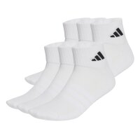 adidas Unisex Quarter Socks, 6-pack - Cushioned...