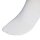 adidas Unisex Quarter Socks, 6-pack - Cushioned Essentials Ankle Socks, logo, padded, solid color White 37-39 (UK 4.5-6)