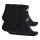 adidas Unisex Quarter Socken, 6er Pack - Cushioned Essentials Ankle Socks, Logo, gepolstert, einfarbig Schwarz 40-42
