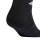 adidas Unisex Quarter Socken, 6er Pack - Cushioned Essentials Ankle Socks, Logo, gepolstert, einfarbig Schwarz 40-42