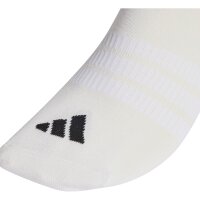 adidas Unisex Sneaker Socks, 3-pack - Thin & Light Sportswear Low Cut Socks, logo, solid color White 37-39 (UK 4.5-6)