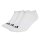 adidas unisex sneaker socks, 3-pack - Thin & Light Sportswear No-Show Socks, logo, single-coloured White  40-40 (UK 6-8)