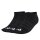 adidas unisex sneaker socks, 3-pack - Thin & Light Sportswear No-Show Socks, logo, single-coloured Black 37-39 (UK 4.5-6)