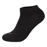 JOOP! Unisex sneaker socks, pack of 2 – Premium Essential Iconic Sneaker, logo, plain colour Black 35-38 (UK 3-5,5)