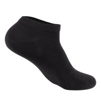 JOOP! Unisex sneaker socks, pack of 2 – Premium Essential Iconic Sneaker, logo, plain colour Black 35-38 (UK 3-5,5)