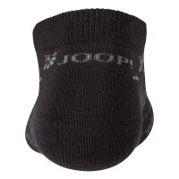JOOP! Unisex Sneakersocken, 2er Pack - Premium Essential Iconic Sneaker, Logo, einfarbig Schwarz 35-38
