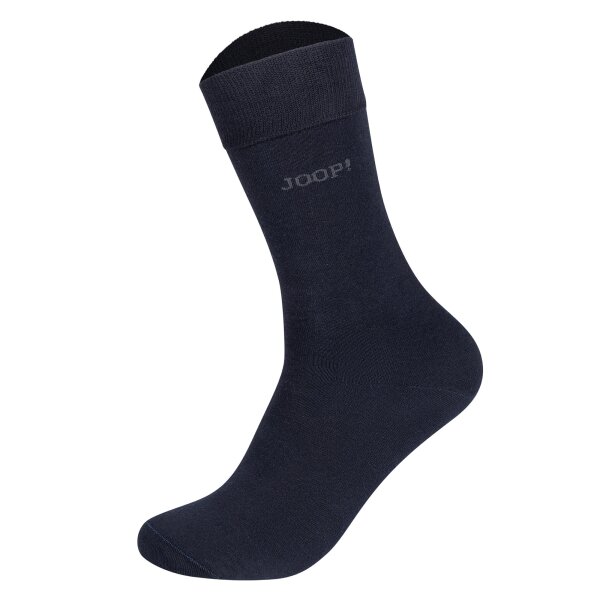 JOOP! Unisex Socken, 2er Pack - Premium Essential Iconic Socks, Logo, Baumwollmischung Dunkelblau 35-38