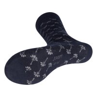 JOOP! Unisex socks, pack of 2 – Premium Essential Iconic Socks, logo, cotton blend Dark Blue 35-38 (UK 3-5,5)