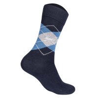 JOOP! Unisex socks, pack of 4 – Premium Essential Socks in Box, gift box, logo Dark Blue/Grey 39-42 (UK 6-8)