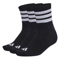 adidas Unisex Quartersocken, 3er Pack - 3-Stripes...