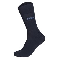 JOOP! Unisex Socken, 3er Pack - Premium Essential Mercerised Socks, Logo, einfarbig Dunkelblau 39-42