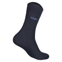 JOOP! Unisex Socken, 3er Pack - Premium Essential Mercerised Socks, Logo, einfarbig Dunkelblau 39-42