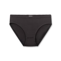 Sanetta Mädchen Rioslips 4er Pack - Teens, Slips, Single Jersey, Baumwollmischung Weiß/Schwarz/Orange 140