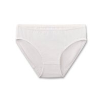 Sanetta Mädchen Rioslips 4er Pack - Teens, Slips, Single Jersey, Baumwollmischung Weiß/Schwarz/Orange 140