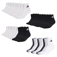adidas Unisex Quarter Socken, 9er Pack - Cushioned...