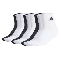 adidas Unisex Quarter Socks, 9-pack - Cushioned...