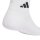adidas Unisex Quarter Socken, 9er Pack - Cushioned Sportswear Ankle Socks, Logo, gepolstert, einfarbig Weiß 37-39