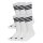 adidas Unisex Socks, 6-pack - 3-Stripes Essentials Cushioned Crew, Logo, Stripe, Cushioned White 40-42 (UK 6-8)