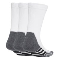 adidas Unisex Socken, 3er Pack - Performance Climacool Cushioned Crew, Logo, gepolstert Weiß 40-42