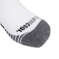 adidas Unisex Socks, 3-pack - Performance Climacool Cushioned Crew, Logo, Stripe, Cushioned White 40-42 (UK 6.5-8.5)