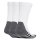 adidas Unisex Socken, 3er Pack - Performance Climacool Cushioned Crew, Logo, gepolstert Weiß 40-42