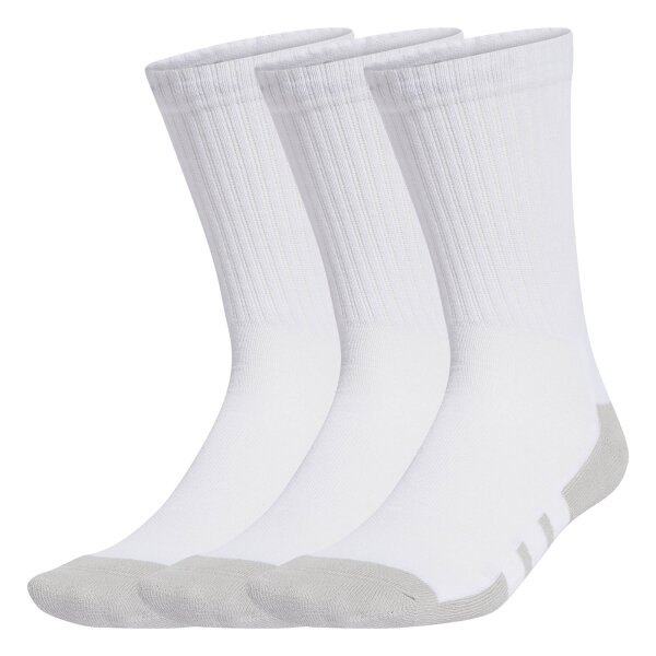 adidas Unisex Socken, 3er Pack - Essentials Climacool Crew Socken, Logo Weiß 37-39