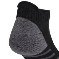 adidas unisex sneaker socks, pack of 3 - Essentials Climacool Low Socks, logo Black 37-39 (UK 4-6)