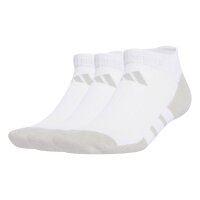 adidas Unisex Sneakersocken, 3er Pack - Essentials Climacool Low Socken, Logo Weiß 40-42