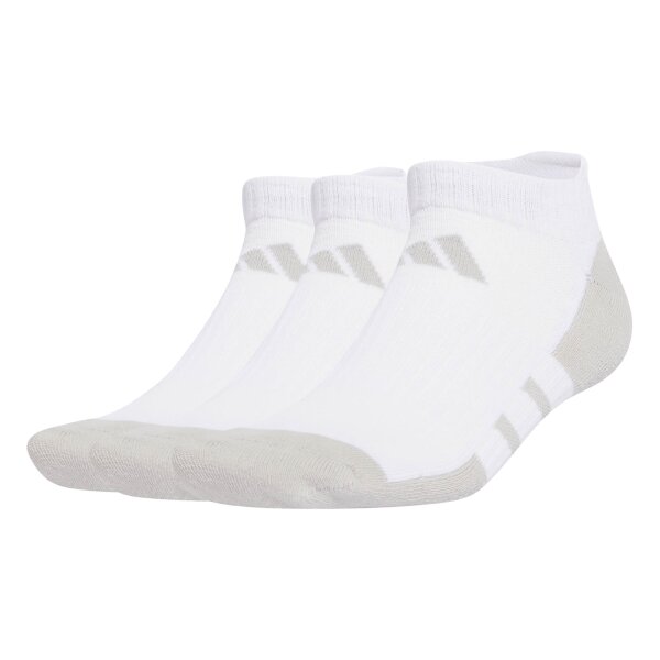 adidas Unisex Sneakersocken, 3er Pack - Essentials Climacool Low Socken, Logo Weiß 37-39