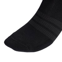 adidas Unisex Socken, 12er Pack - Cushioned Crew Socks, Logo, gepolstert, einfarbig Schwarz 37-39