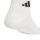 adidas unisex quarter socks, 9-pack - Thin & Light Sportswear Ankle Socks, logo, solid colour White  40-40 (UK 6-8)