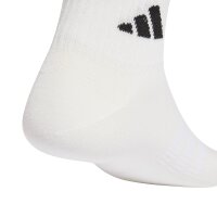 adidas Unisex Quarter Socken, 9er Pack - Thin & Light Sportswear Ankle Socks, Logo, einfarbig Weiß 37-39