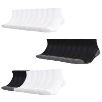 adidas Unisex Quartersocken, 9er Pack - Essentials...