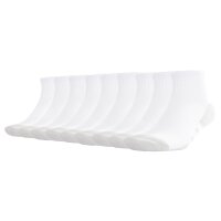 adidas unisex quarter socks, pack of 9 - Essentials Climacool Quarter Socks, logo White 37-39 (UK 4-6)
