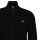 GANT Mens Cardigan with Stand-up Collar - Micro Textured Cotton Zip Cardigan, Cotton Black M (Medium)