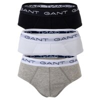 GANT Mens Briefs, 3-Pack - Brief 3-Pack, Slim Fit, Logo,...