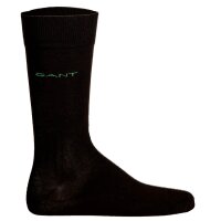 GANT Herren Socken, 6er Pack - Soft Cotton Socks, Strümpfe, Logo, einfarbig Schwarz 43-45