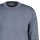GANT Herren Stirckpullover mit Rundhals - Sunfaded C-Neck, Stückwaschung, Baumwolle Blau (Faded Denim) L