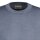 GANT Mens Knitted Jumper with Round Neck - Sunfaded C-Neck, Piece Washed, Cotton Blue (Faded Denim) L (Large)