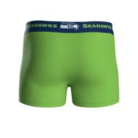 NFL Mens Boxer Shorts, 3-Pack – NFL Teams, Boxers, Football, Logo, Cotton blend Seattle Seahawks M (Medium)