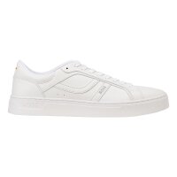 BOSS Herren Sneaker - Rhys Tenn pu, Low-Top Turnschuh, Schnürung, Freizeit, Logo Weiß EUR 41