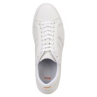 BOSS Mens Trainers - Rhys Tenn pu, low-top trainers, laces, casual, logo White EUR 41 (UK 7)