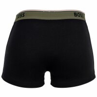 BOSS mens boxer shorts, 3-pack - Trunk 3P Power, cotton stretch, logo, uni Black L (Large)