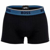 BOSS mens boxer shorts, 3-pack - Trunk 3P Power, cotton stretch, logo, uni Black M (Medium)