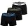 BOSS mens boxer shorts, 3-pack - Trunk 3P Power, cotton stretch, logo, uni Black M (Medium)