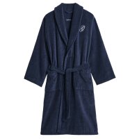 GANT Unisex Bademantel - EMBROIDERY ROBE, Schalkragen,...