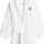 GANT Unisex Bathrobe - EMBROIDERY ROBE, shawl collar, embroidered logo, organic cotton White L (Large)